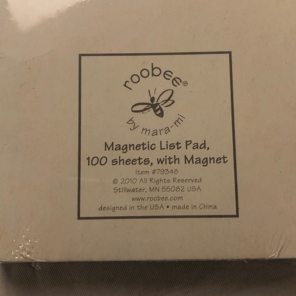 Roobee magnetic note pad “Gin & Tonic” & magnet - Picture 4 of 6